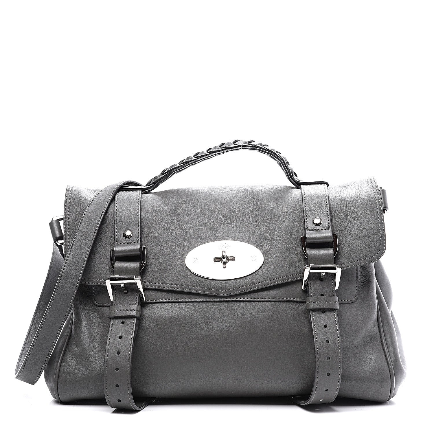 Mulberry Smooth Calfskin Medium Alexa Pavement Grey 1 of 13