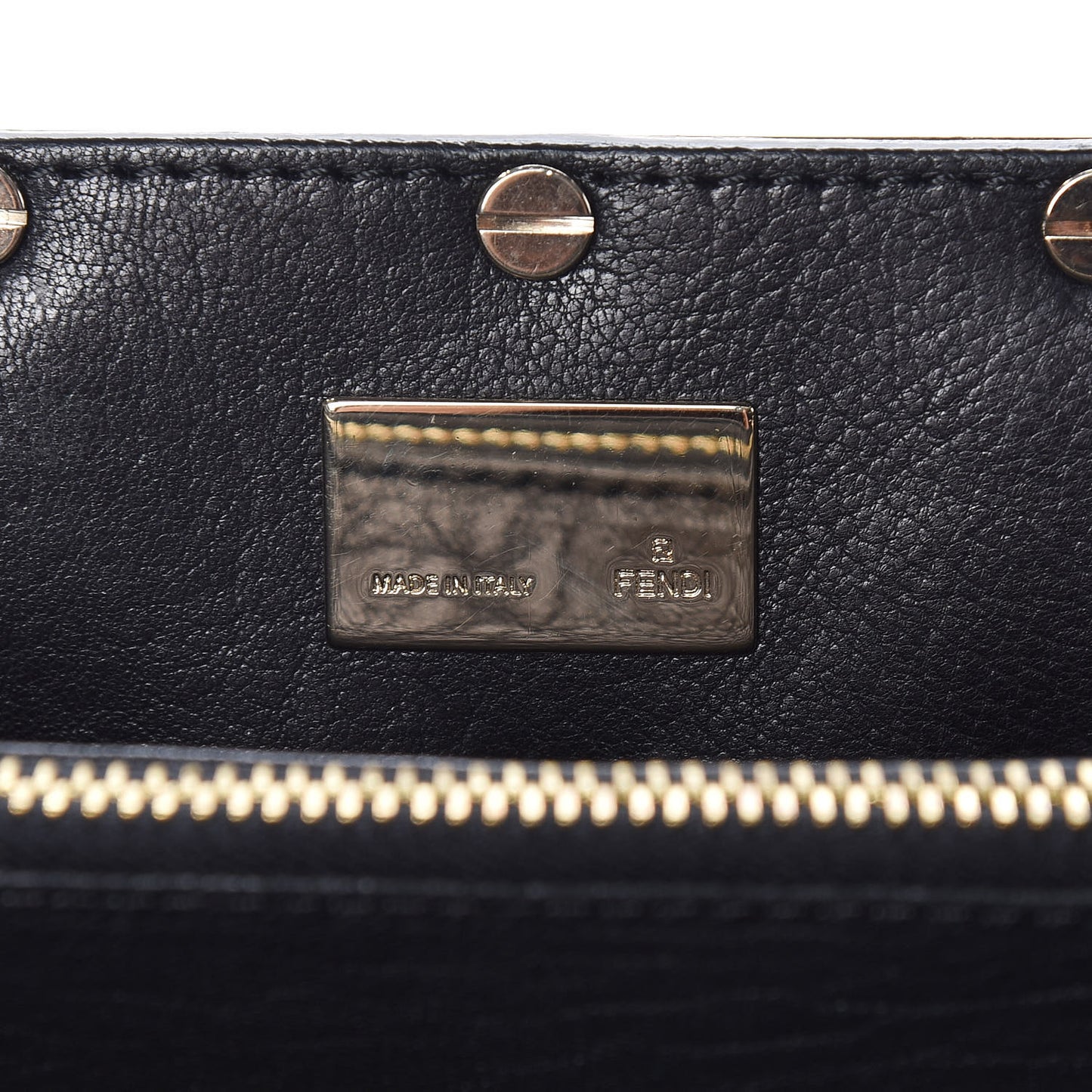 Crinkled Lambskin Small Mia Tote Black