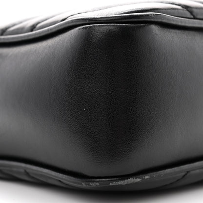 Saint Laurent Calfskin Matelasse Monogram Monochrome Lou Camera Bag Black 9 of 13