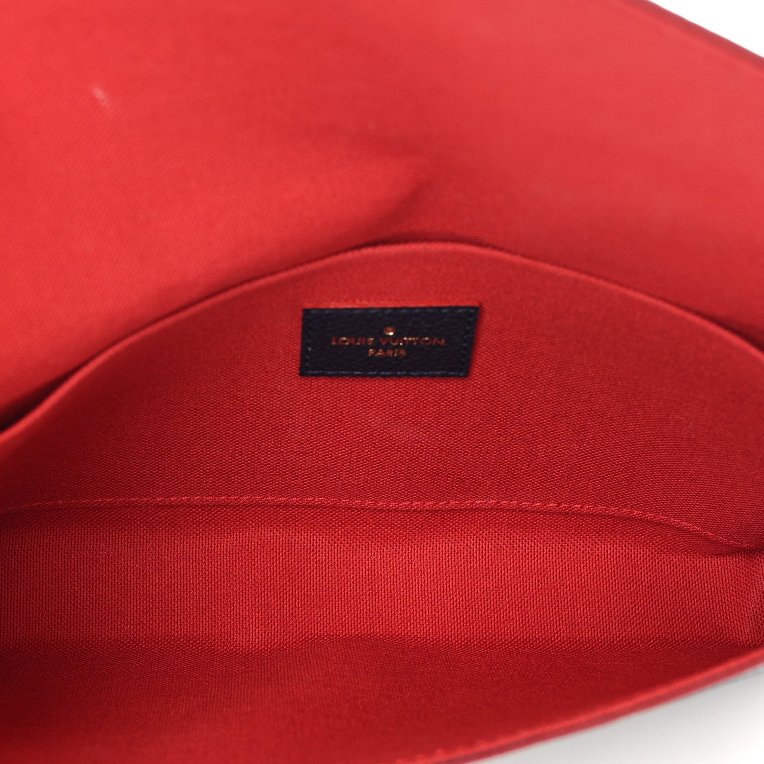Louis Vuitton Empreinte Pochette Felicie Chain Wallet Marine Rouge 6 of 10