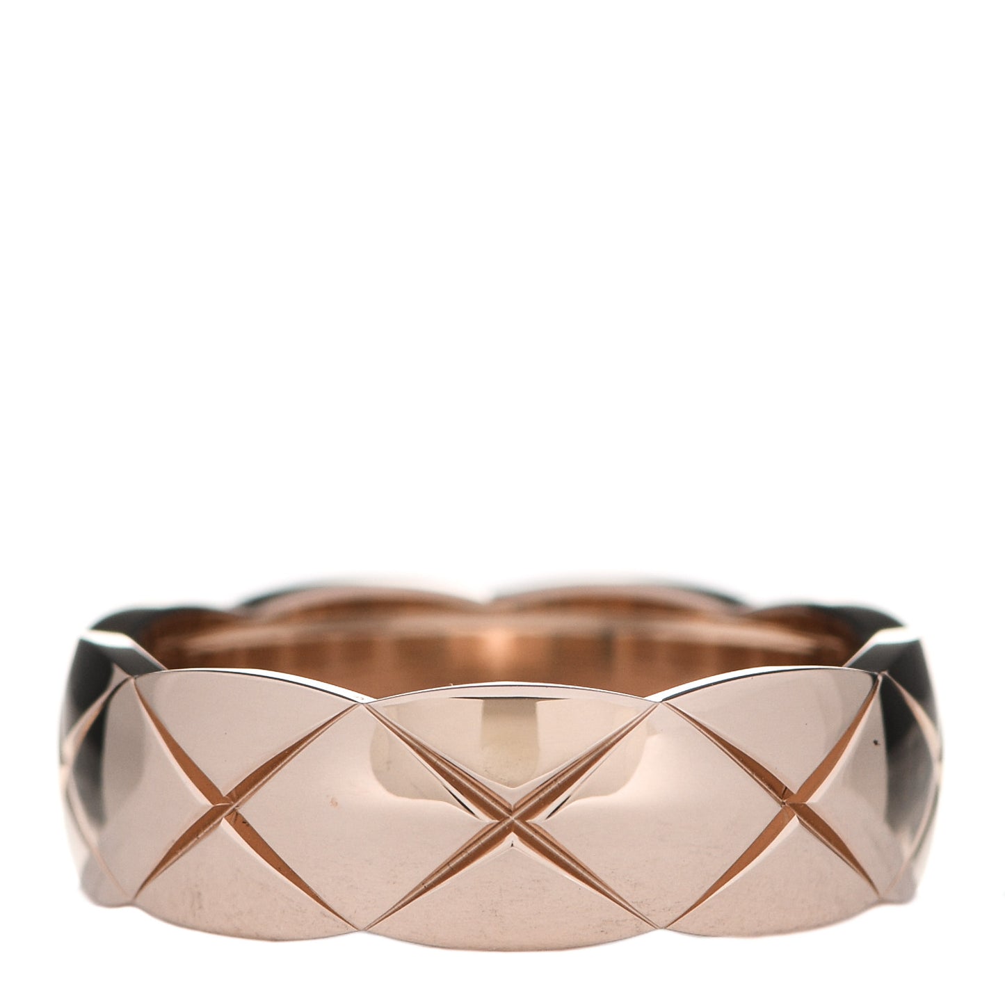 18K Beige Gold Small Coco Crush Ring 59 8.75