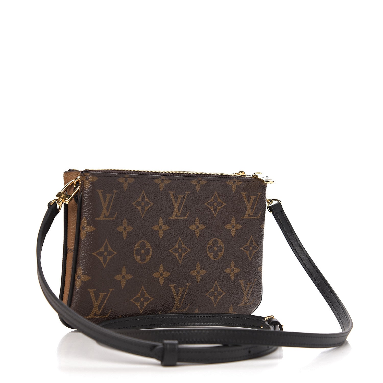 Louis Vuitton Reverse Monogram Giant Double Zip Pochette 2 of 9