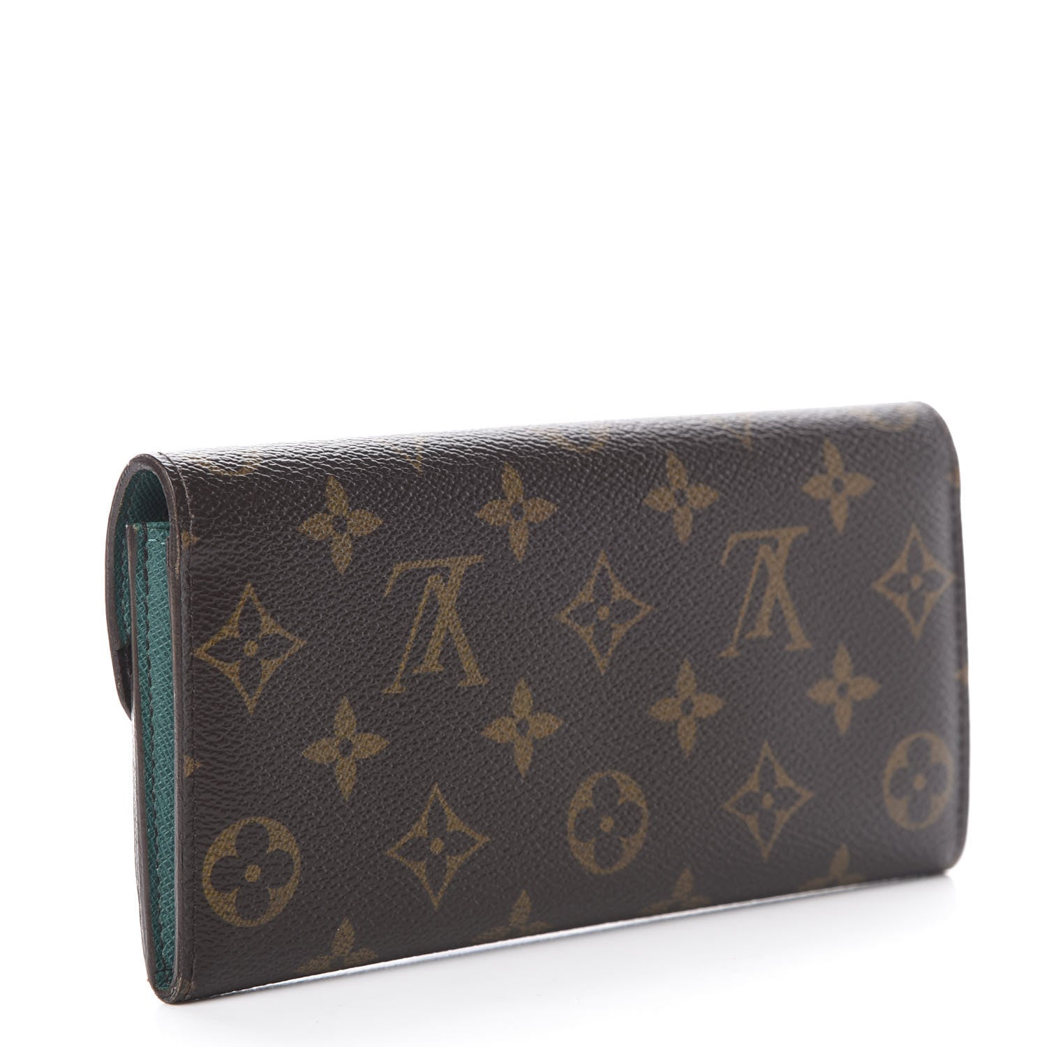 Louis Vuitton Monogram Emilie Wallet Vert 3 of 14
