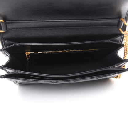 Saint Laurent Lambskin Quilted Small Becky Chain Bag Black 5 of 9