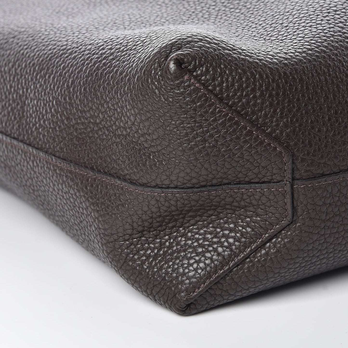 Taurillon Clemence Double Sens 36 Reversible Tote Black Ebene