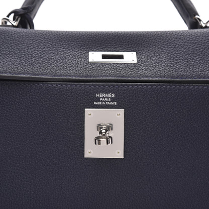 Hermes Togo Kelly Retourne 28 Bleu Nuit 6 of 10