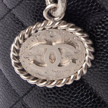 Chanel Caviar Quilted Medallion Tote Black 8 of 10