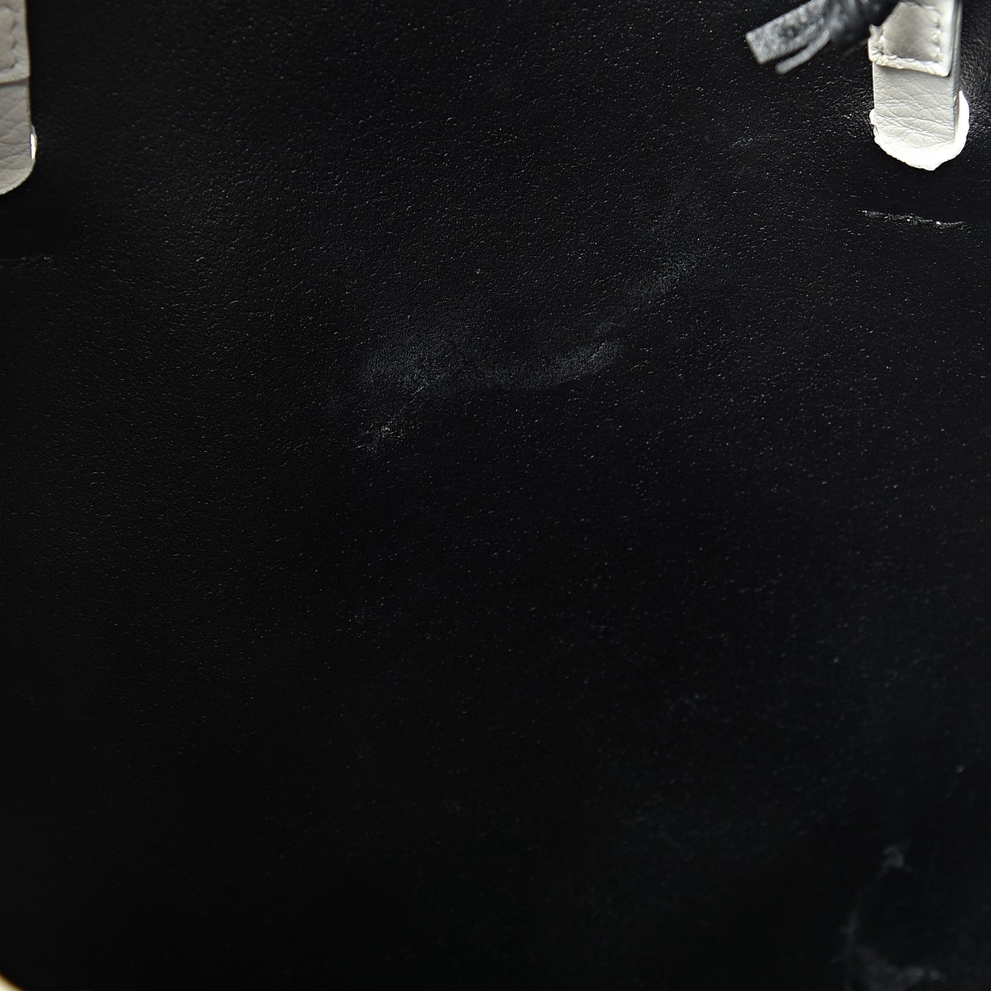 Smooth Calfskin Double Sided Small Everyday Tote Optic White Black
