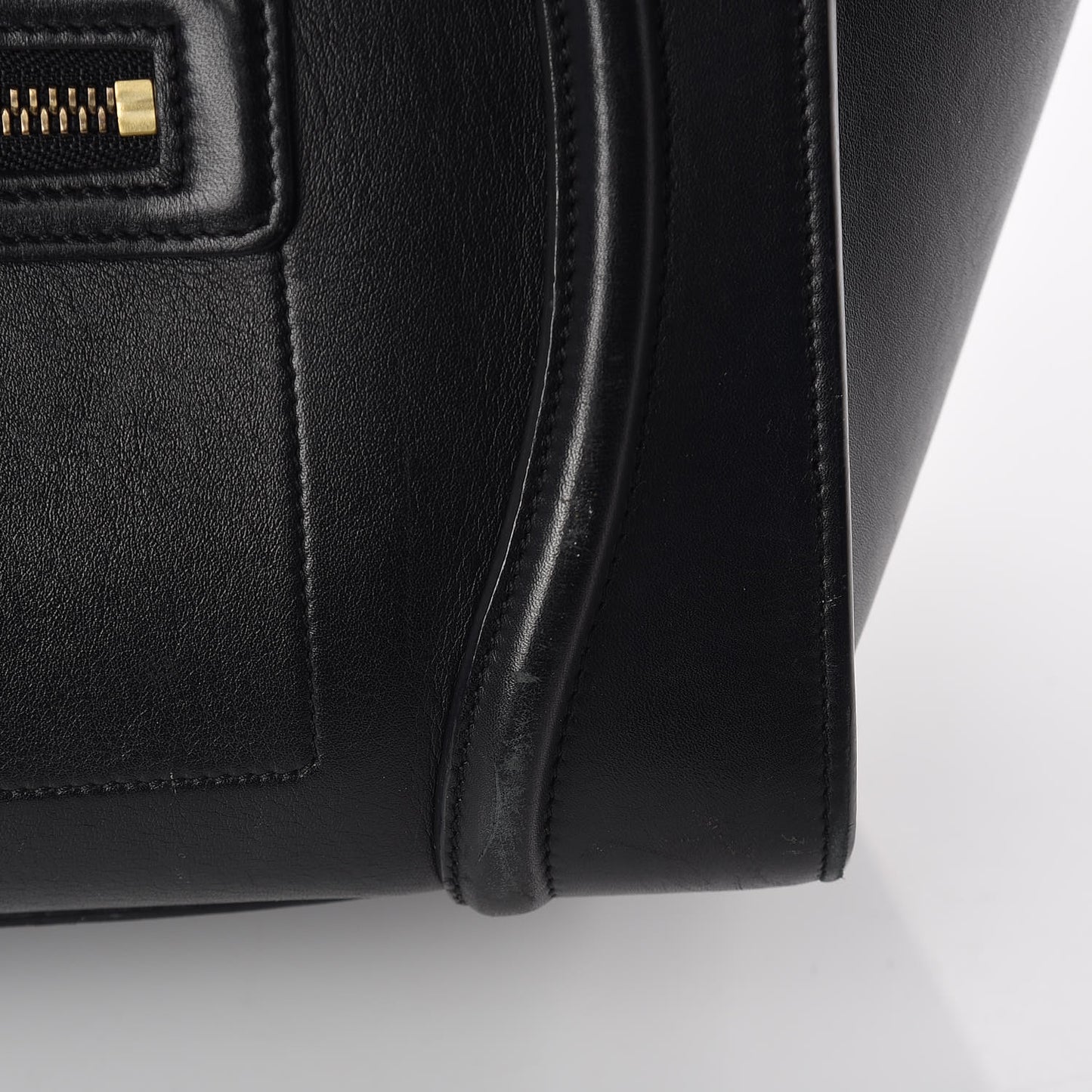 Smooth Calfskin Mini Luggage Black