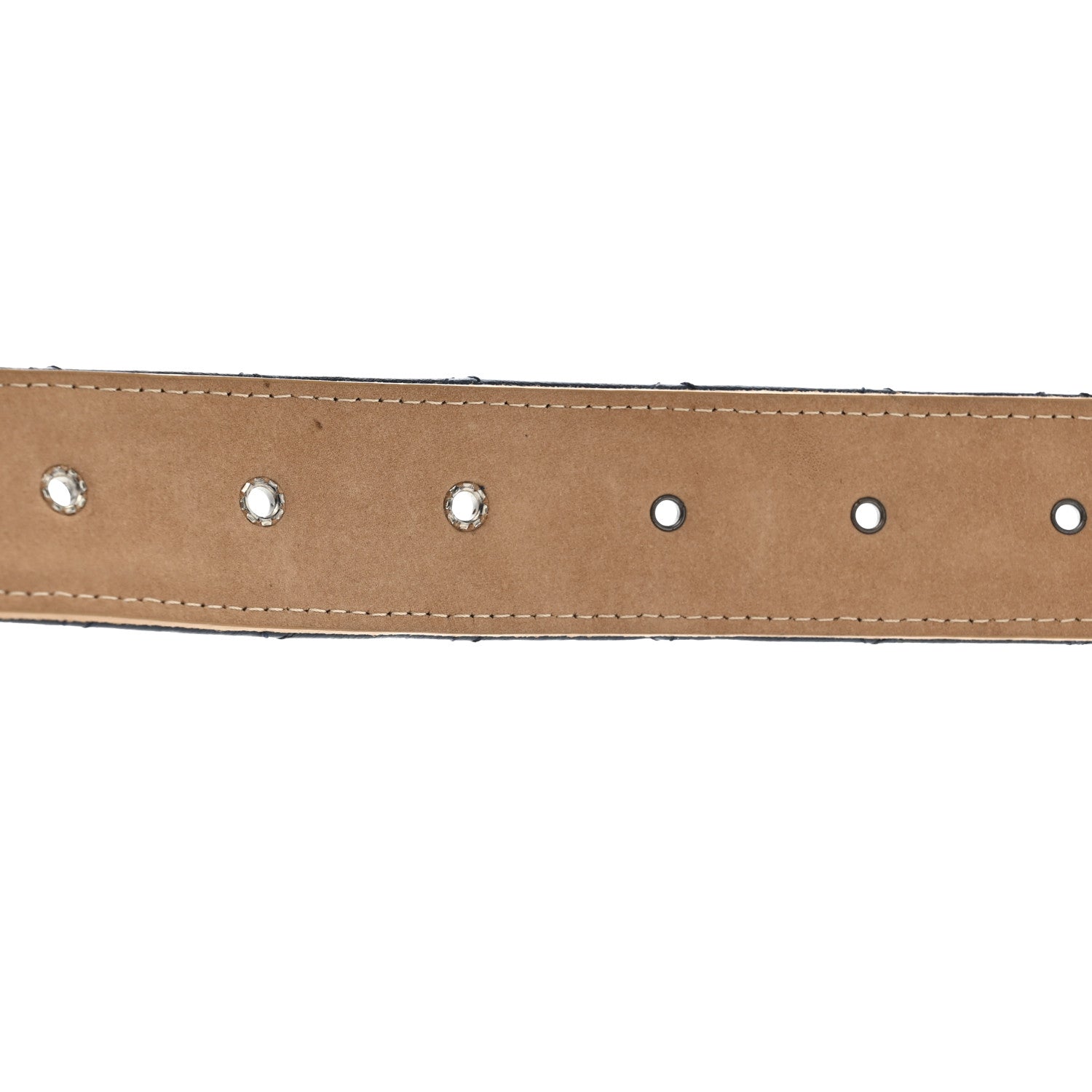 Chanel Lambskin Quilted CC Belt 90 36 Blue 5 of 7