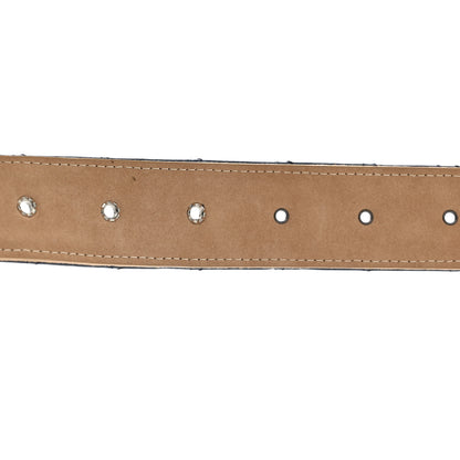 Chanel Lambskin Quilted CC Belt 90 36 Blue 5 of 7