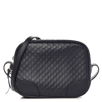 Gucci Soft Microguccissima Mini Bree Messenger Bag Blue 1 of 7