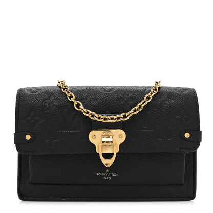 Louis Vuitton Empreinte Vavin Chain Wallet Black 1 of 19