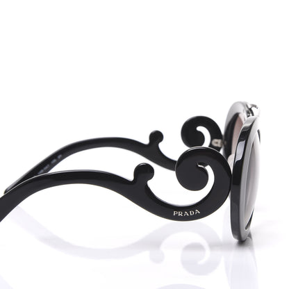 Prada Baroque Sunglasses SPR 13S Black 4 of 7