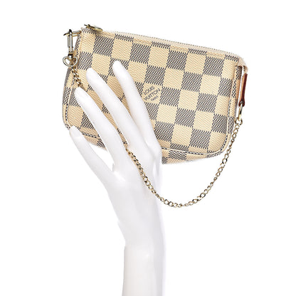 Louis Vuitton Damier Azur Mini Pochette Accessories 2 of 9