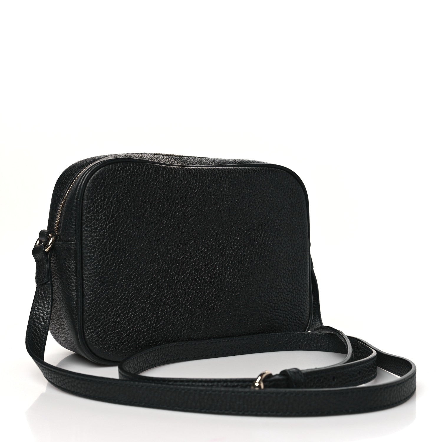 Gucci Pebbled Calfskin Small Soho Disco Bag Black 3 of 11