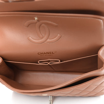Chanel Lambskin Quilted Medium Double Flap Brown 4 of 8