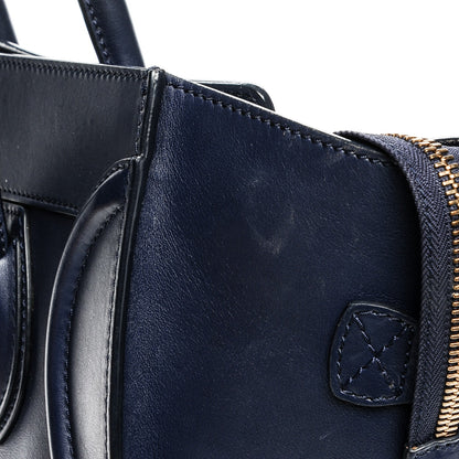 Celine Smooth Calfskin Mini Luggage Ink 13 of 17
