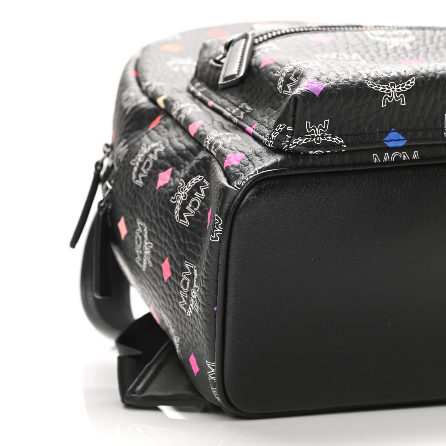 MCM Skyoptic Visetos Small Stark Backpack Spectrum Diamond Black 5 of 9