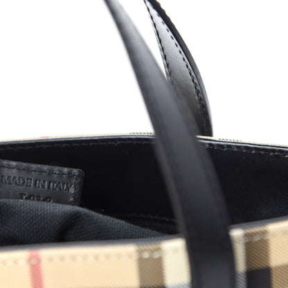 Burberry House Check Small Tote Black 9 of 10