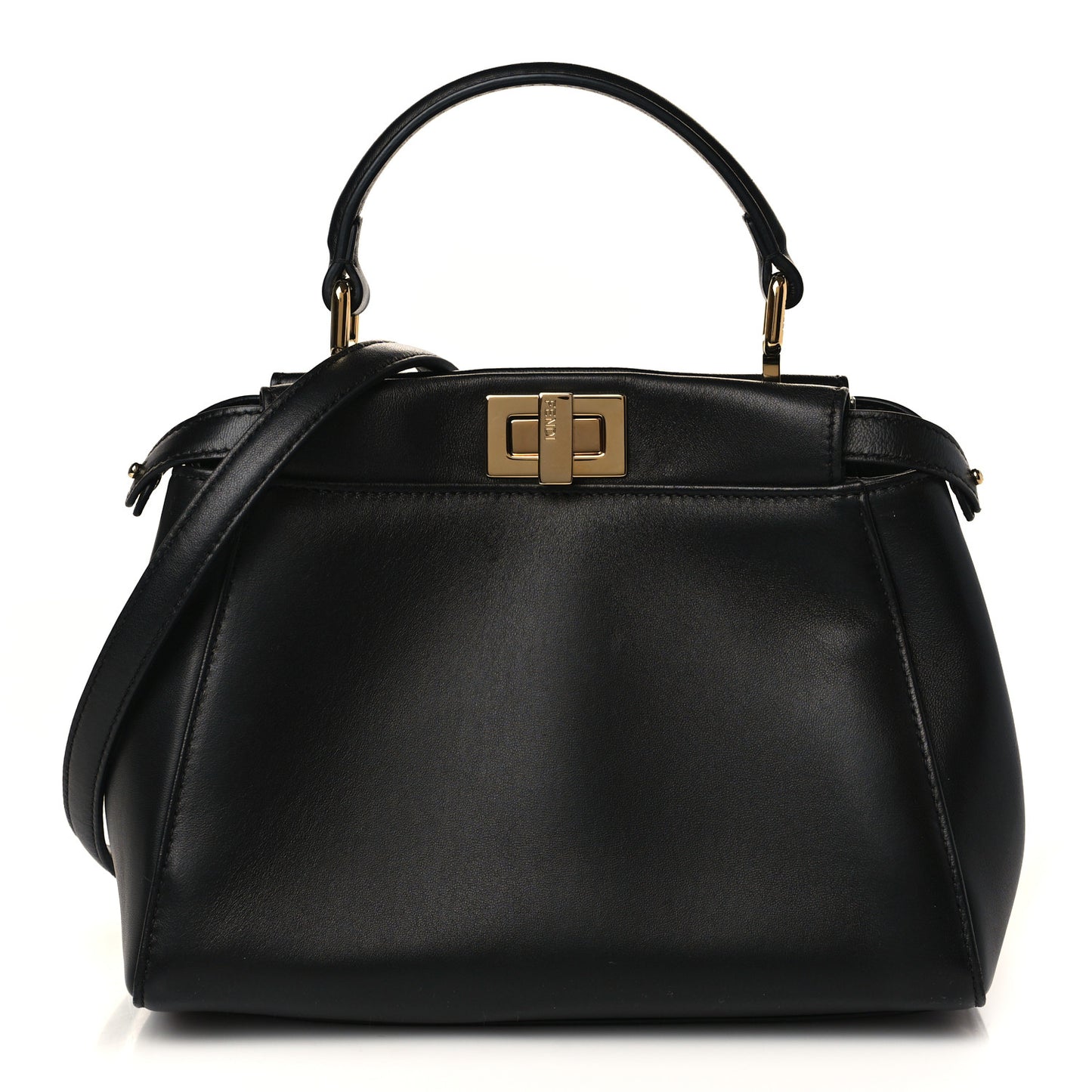 Nappa Mini Peekaboo Iconic Satchel Black