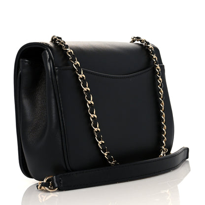 Chanel Lambskin CC Mania Flap Bag Black 3 of 10