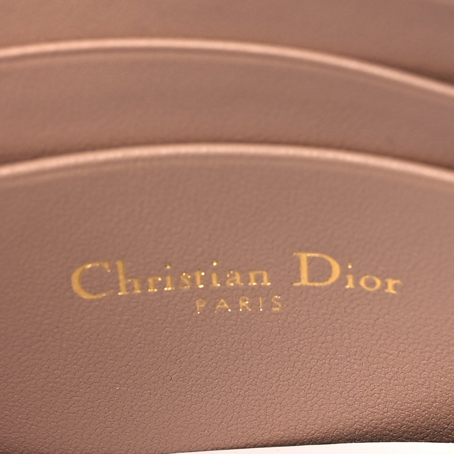 Calfskin Cannage Caro Zipped Pouch With Chain Fard