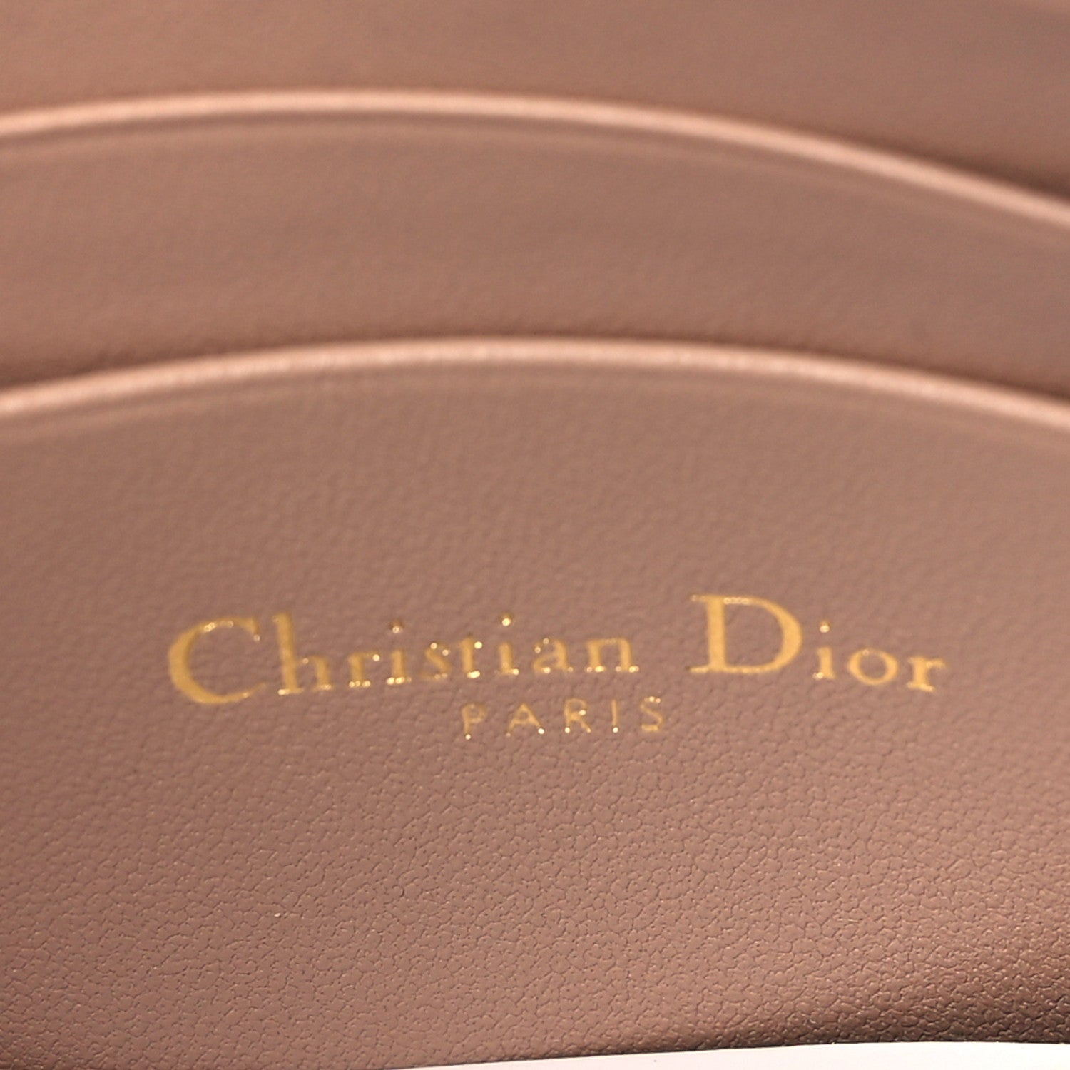 Christian Dior Calfskin Cannage Caro Zipped Pouch With Chain Fard 7 of 8