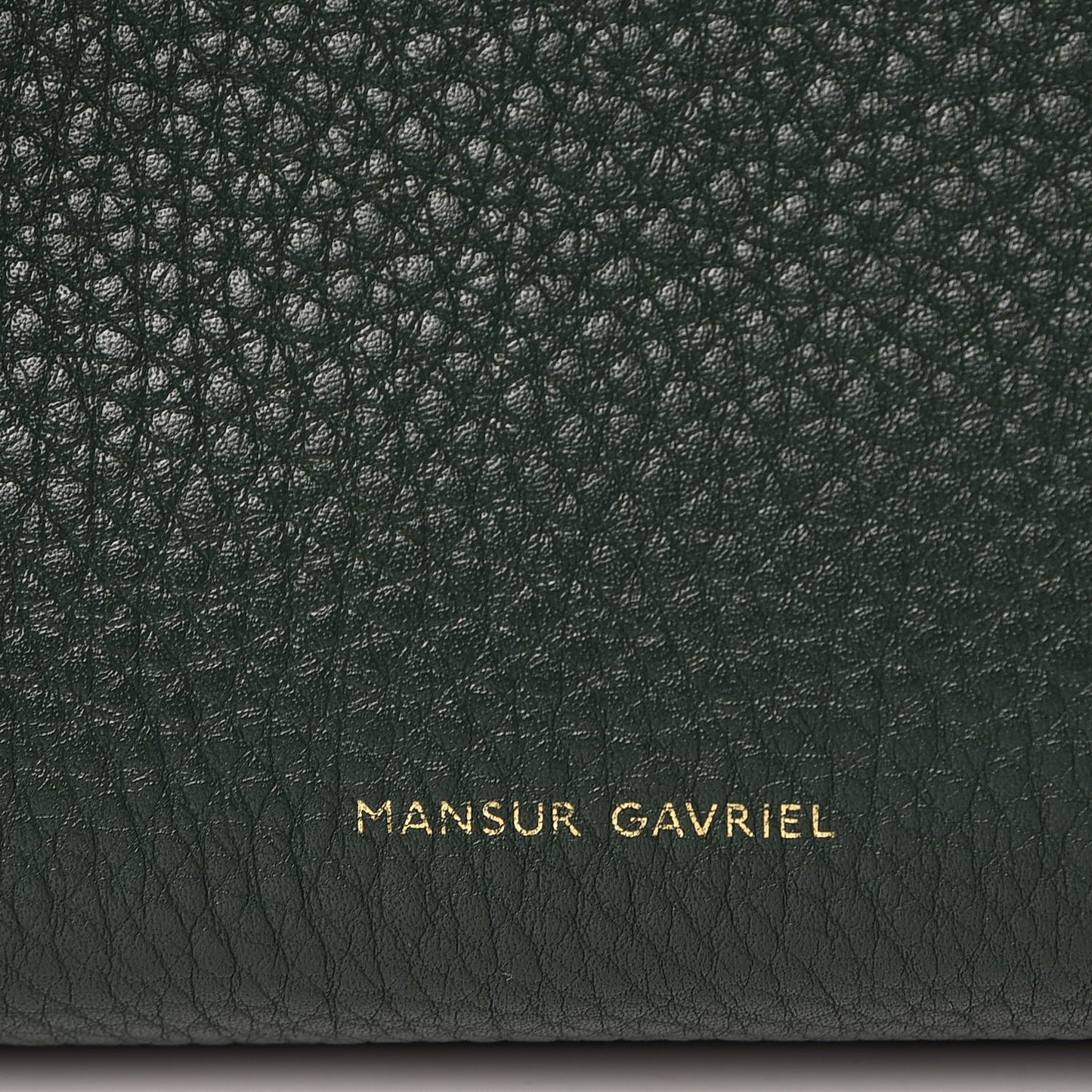 Tumble Calfskin Mini Sun Bag Moss
