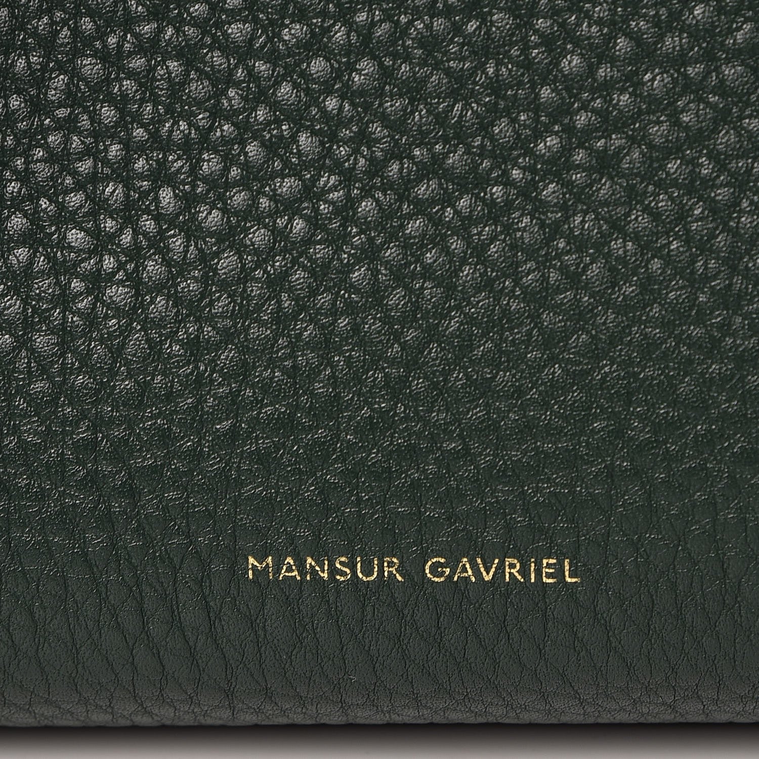 Mansur Gavriel Tumble Calfskin Mini Sun Bag Moss 7 of 8