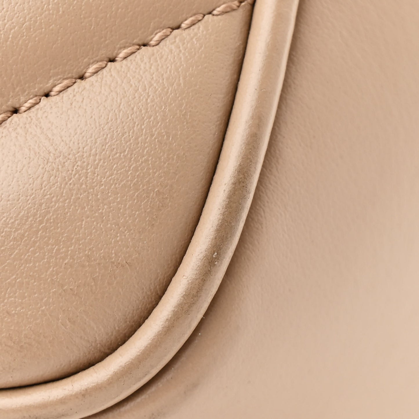 Calfskin Matelasse Monogram Lou Camera Bag Dark Latte