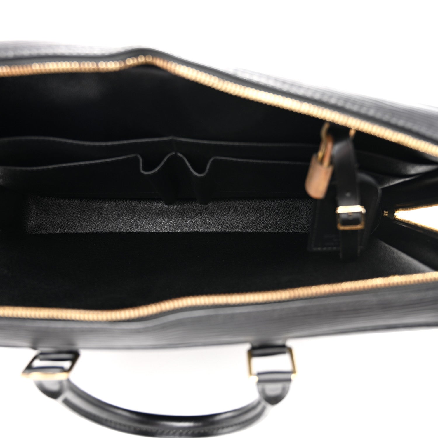 Louis Vuitton Epi Porte-Documents Voyage Briefcase Black 5 of 11