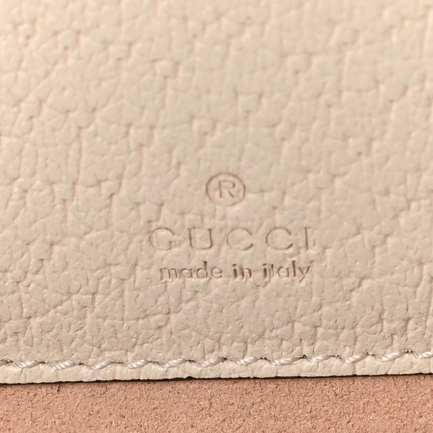 Gucci Textured Calfskin Web Mini Ophidia Round Backpack Mystic White 6 of 9