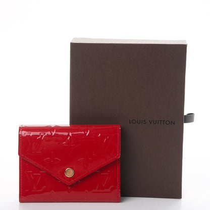 Louis Vuitton Vernis Victorine Wallet Cherry 8 of 8