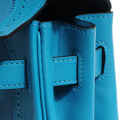 Hermes Togo Swift Ghillies Kelly 32 Turquoise 15 of 29