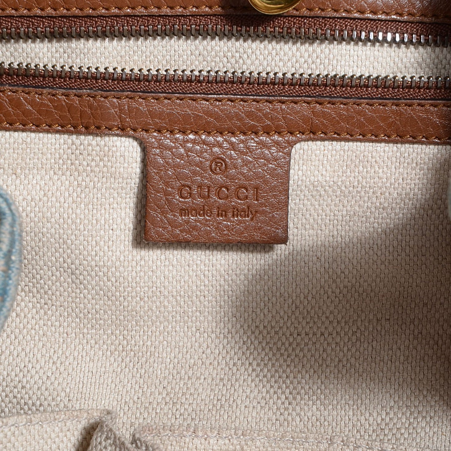 Denim Medium Soho Chain Shoulder Bag Blue