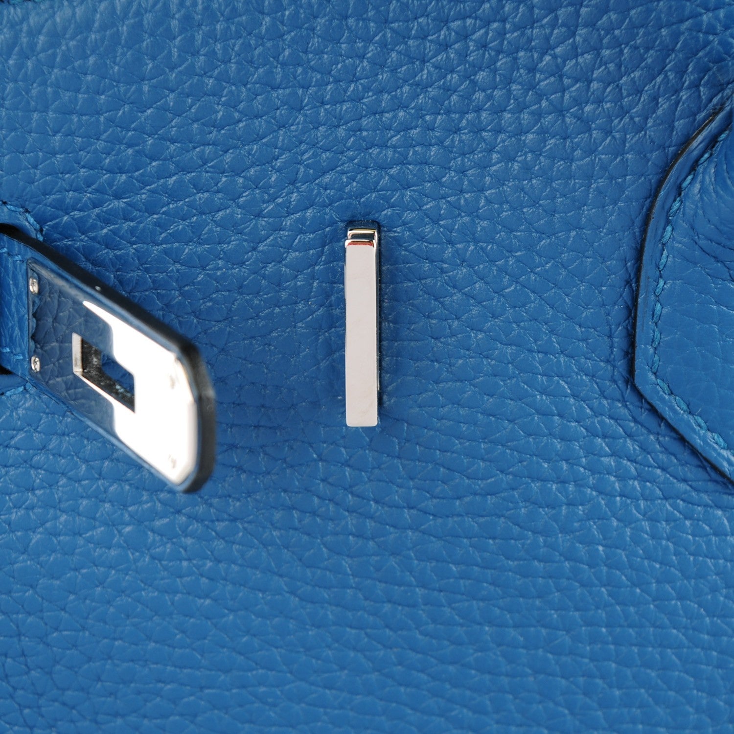 Hermes Taurillon Clemence Birkin 35 Bleu Thalassa 11 of 22