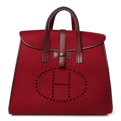 Hermes Felt Barenia Feu2Dou Rouge Vif Rouge H 1 of 11