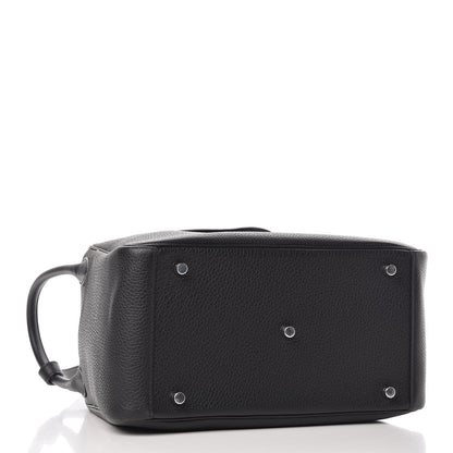 Hermes Taurillon Clemence Lindy 30 Black 4 of 9