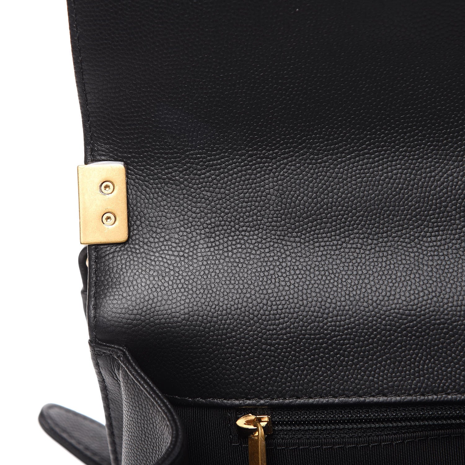 Chanel Caviar Quilted New Medium Boy Flap Black 12 of 14