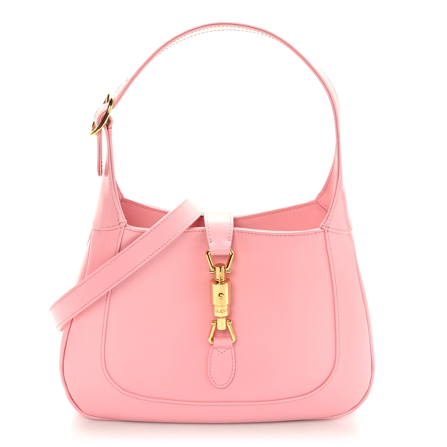 Gucci Boarded Dyana Lux Calfskin Small Jackie 1961 Hobo Wild Rose 1 of 9