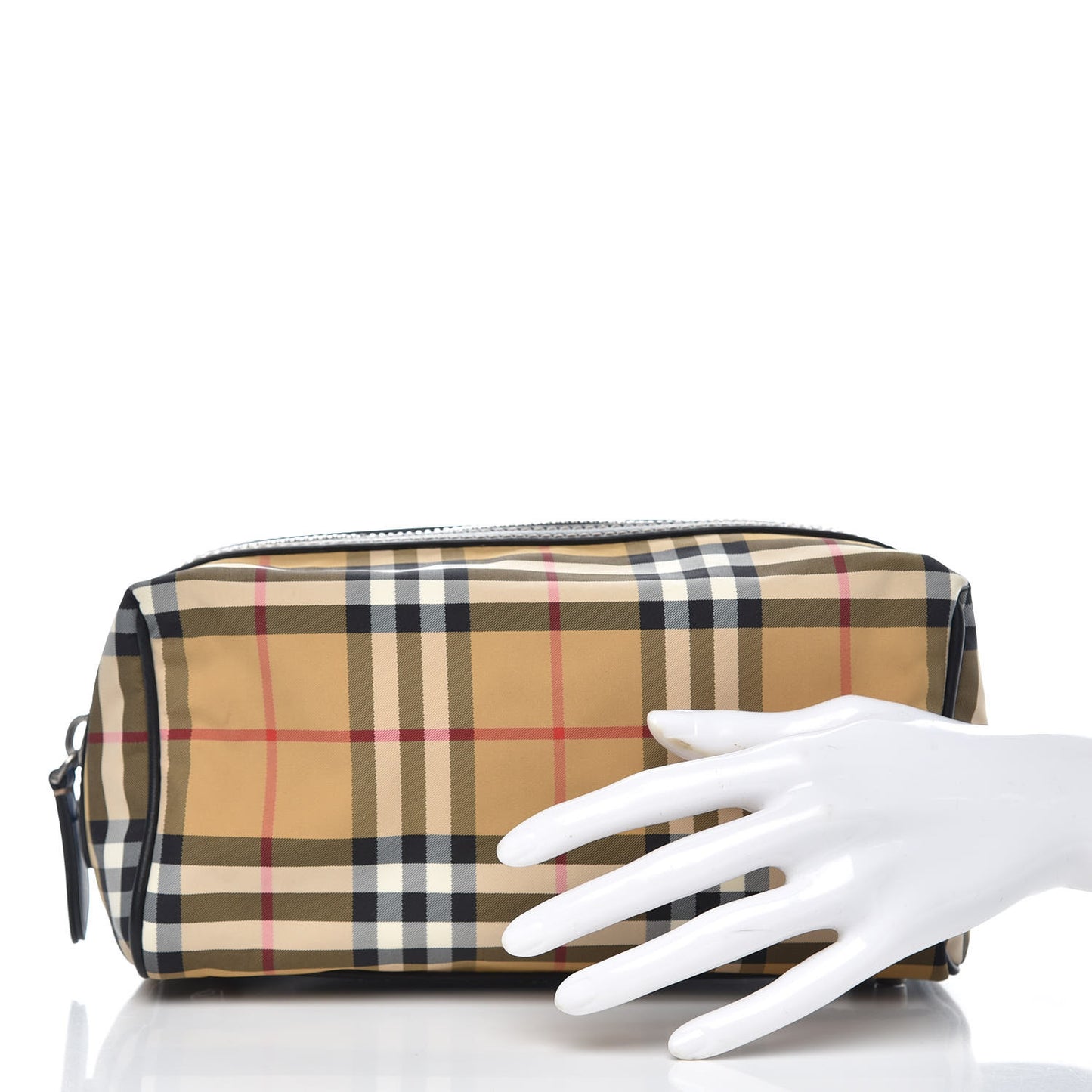 Horseferry Check Cosmetic Case Black