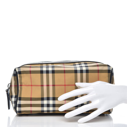 Burberry Horseferry Check Cosmetic Case Black 2 of 7
