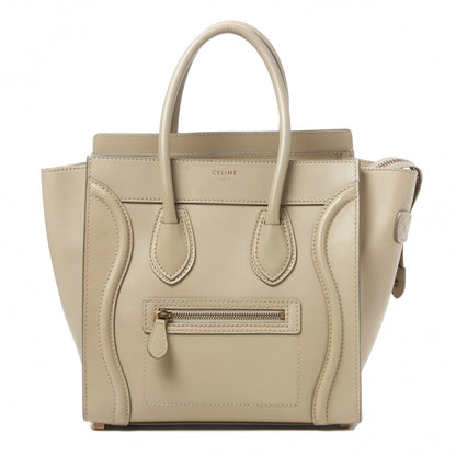 Celine Smooth Calfskin Micro Luggage Mastic 1 of 10
