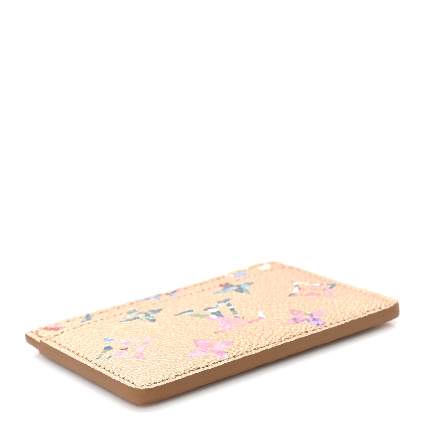 Louis Vuitton Metallic Monogram LV Garden Card Holder Gold 4 of 6