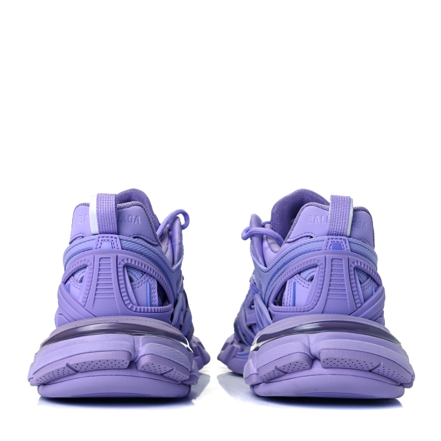 Balenciaga Rubber Mesh Full Color Womens Track.2 Open Sneakers 37 Lilac 10 of 16