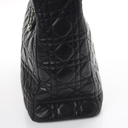 Christian Dior Lambskin Cannage Large Lady Dior Black 12 of 12