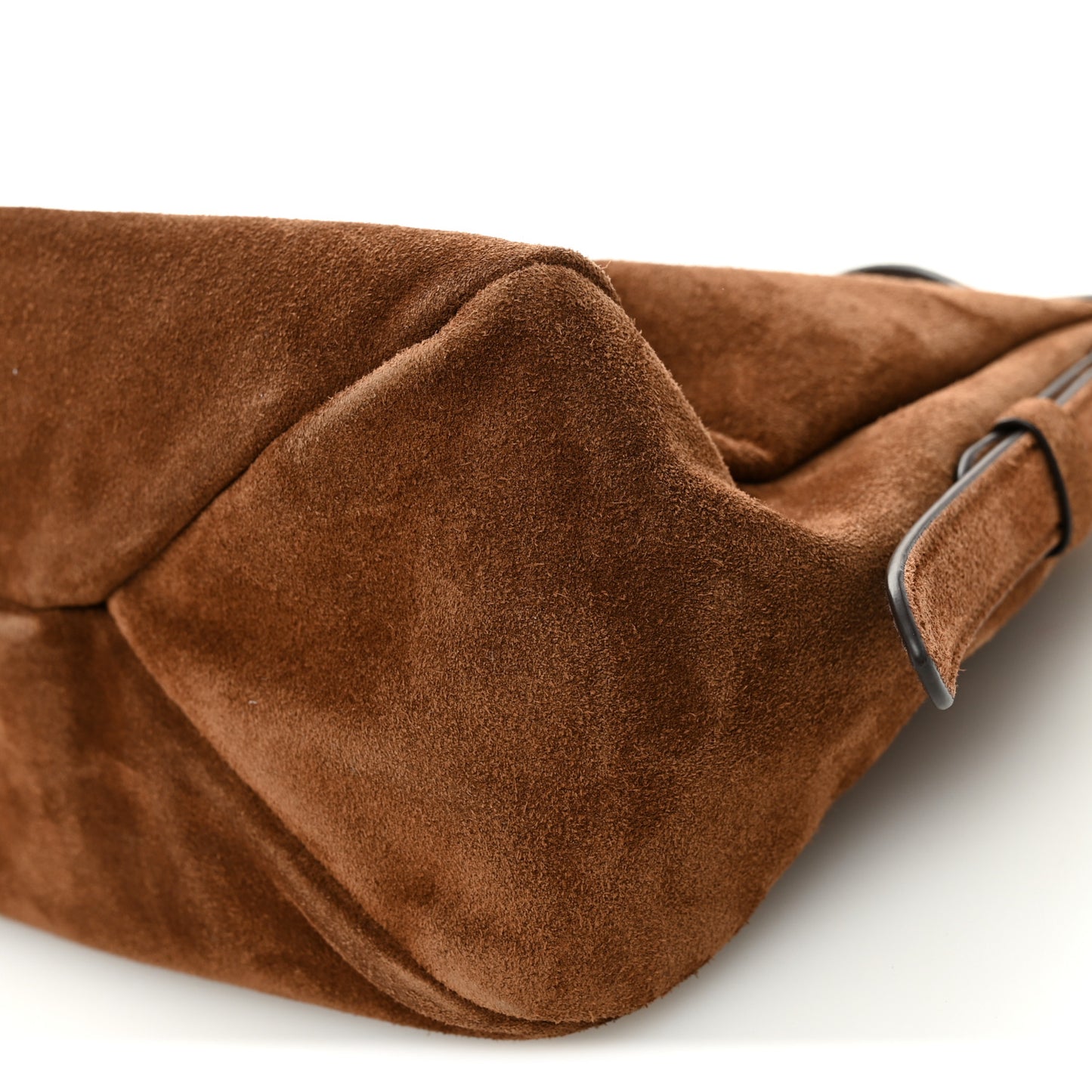 Scamosciato Suede Large Aimee Shoulder Bag Cacao