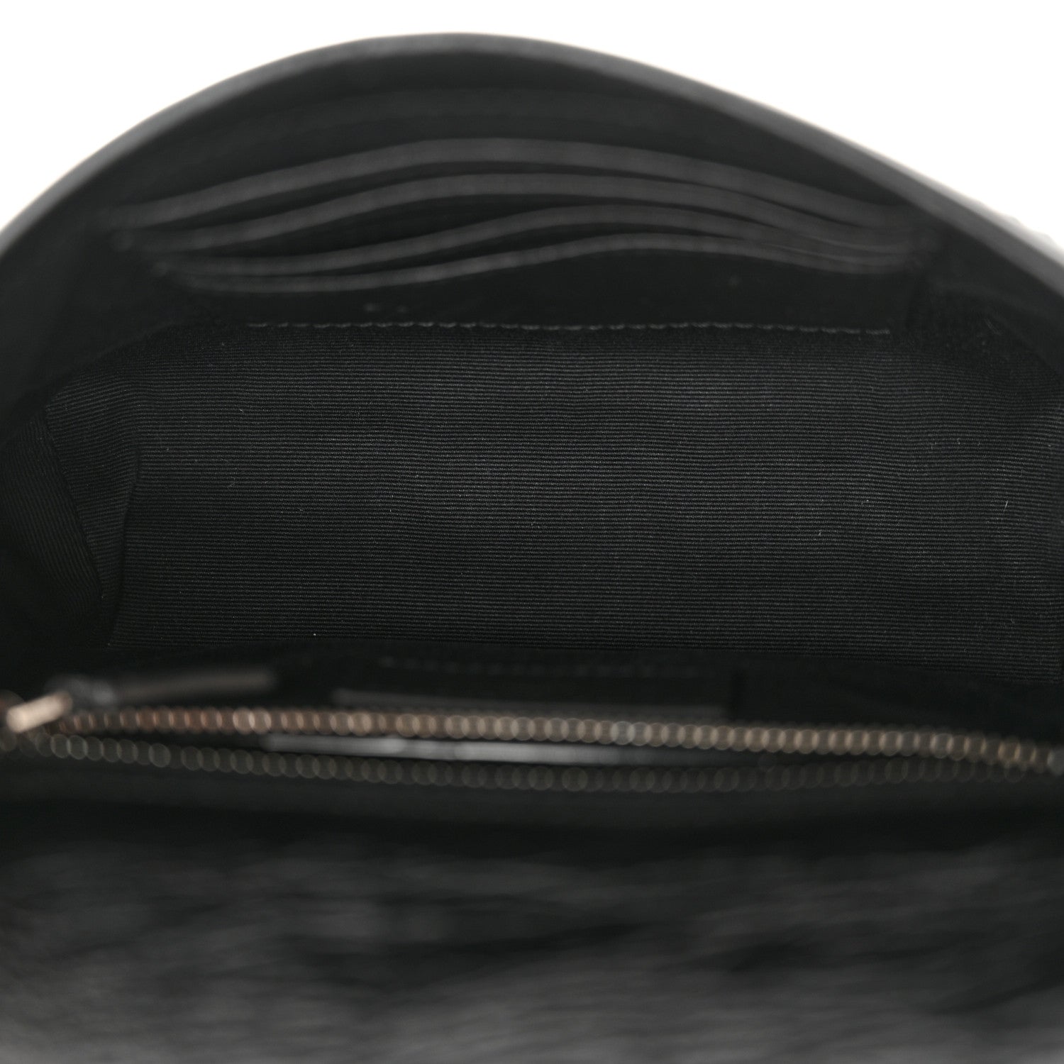 Saint Laurent Crinkled Calfskin Matelasse Monogram Niki Chain Wallet Black 5 of 10