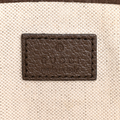 Gucci GG Supreme Monogram Textured Calfskin Medium Ophidia Shoulder Tote Bag Beige Ebony New Acero 6 of 13